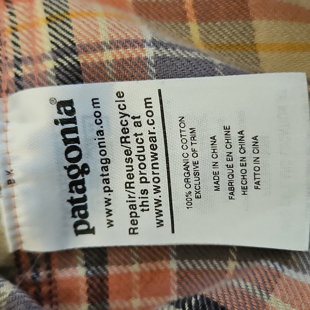 EUC Patagonia Vintage Fjord Flannel Mens M - Picture 5 of 11